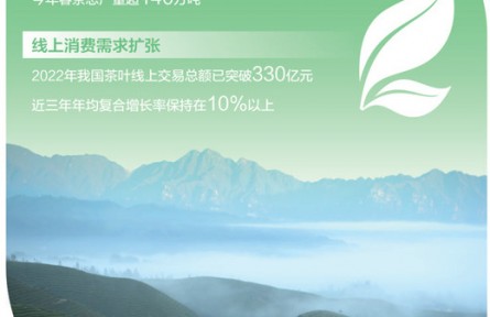 茶產(chǎn)業(yè)大有可為：去年全國茶葉內(nèi)銷總額超3395億元，同比增長8.82%