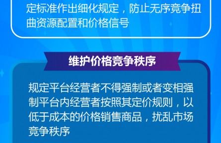 《互聯(lián)網(wǎng)平臺價格行為規(guī)則（征求意見稿）》如何規(guī)范經(jīng)營者價格競爭行為？